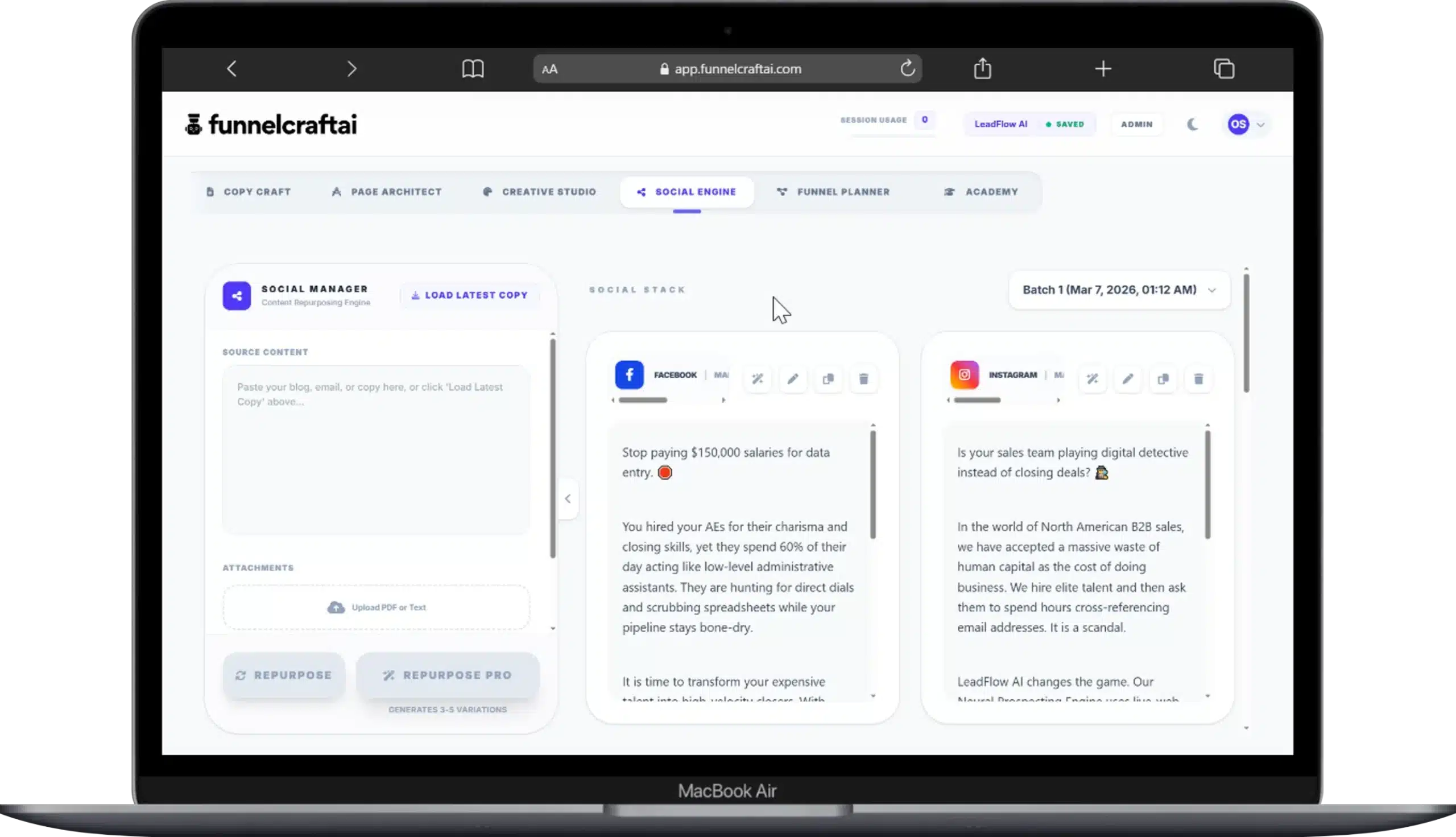 social enginge-app.funnelcraftai.com